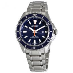 Promaster Diver 200 Meters Eco-Drive Blue Dial Steel Mens Watch