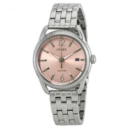 LTR Eco-Drive Light Pink Dial Ladies Watch