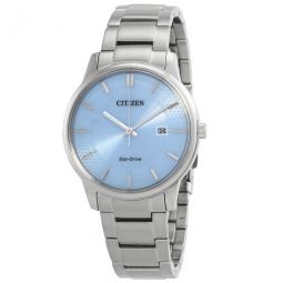 Eco-Drive Pair Blue Dial Mens Watch