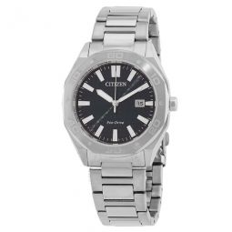 Eco-Drive Black Dial Mens Watch