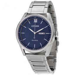 Eco-Drive Classic Blue Dial Mens Watch