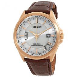 Perpetual World Time White Dial Mens Watch