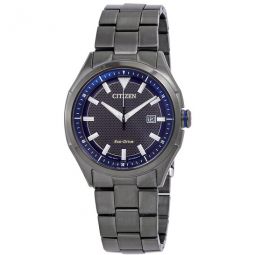 WDR Eco-Drive Blue Dial Mens Watch
