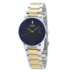 Eco-Drive Blue Dial Two-Tone Mens Watch