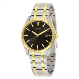 Open Box - Eco-Drive Black Dial Two-tone Mens Watch