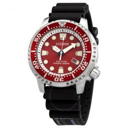 Eco-Drive Promaster Red Dial Mens Watch
