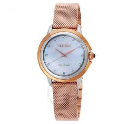 Ceci Diamond Mother of Pearl Dial Ladies Watch