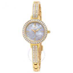 Silhouette Crystal Eco-Drive Ladies Watch