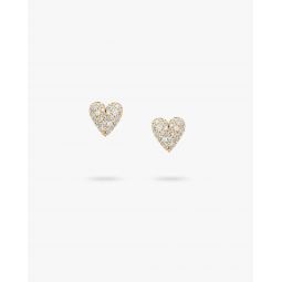 Pave Huggie Earrings Diamond