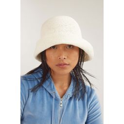 Opia Hat in Moon Toquilla Straw