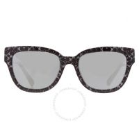 Light Silver Flash Butterfly Ladies Sunglasses