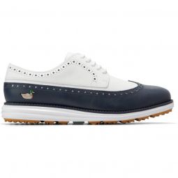 Cole Haan OriginalGrand Wingtop Oxford Golf Shoes - Navy Blazer/Spruce Yellow/Optic White