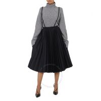 Ladies Black Narrow Pleat Skirt, Size Small