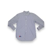 SPACE INVADER STRIPED SHIRT - White/Blue