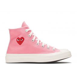 Comme des Garcons PLAY x Chuck 70 High Bright Pink