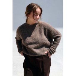 Suri Long-Sleeved Sweater - Taupe