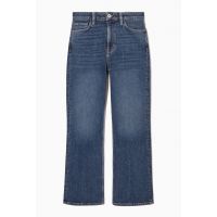 KICK-FLARE ANKLE-LENGTH JEANS