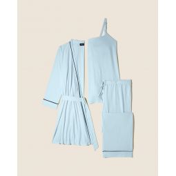 Bella Nursing 3 piece pajama set with robe