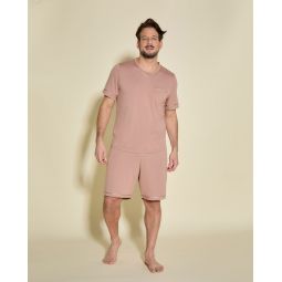 Bella Mens short sleeve top & shorts pajama set