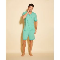 Bella Mens short sleeve top & shorts pajama set