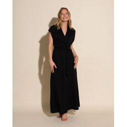 Bella Long robe & shorts pj set