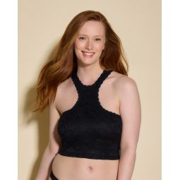 Never Say Never Curvy halter cropped cami
