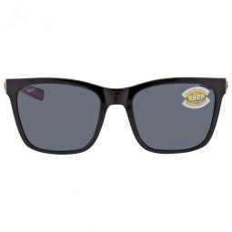 Panga Grey Polarized Polycarbonate Ladies Sunglasses