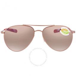 PIPER Copper Silver Mirror Polarized Polycarbonate Ladies Sunglasses PIP 184 OSCP 58