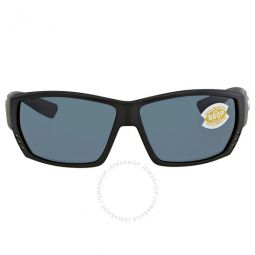 Tuna Alley Grey Polarized Polycarbonate Rectangular Mens Sunglasses