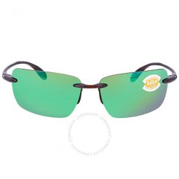 Gulf Shore Green Mirror Polarized X-Large Fit Sunglasses GSH 10 OGMP