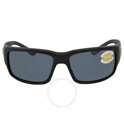 FANTAIL Grey Polarized Polycarbonate Mens Sunglasses TF 11 OGP 59