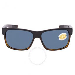 Half Moon Gray Polarized 580P Sunglasses HFM 181 OGP