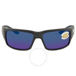 Fantail Blue Mirror Polarized Medium Fit Sunglasses TF 11 OBMP