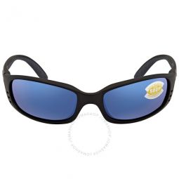 BRINE Blue Mirror Polarized Polycarbonate Mens Sunglasses BR 11 OBMP 59