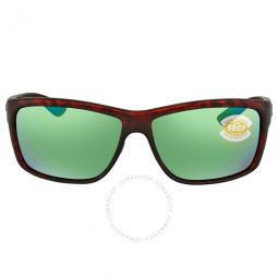 Mag Bay Green Mirror Polarized Polycarbonate Mens Sunglasses AA 10 OGMP 63