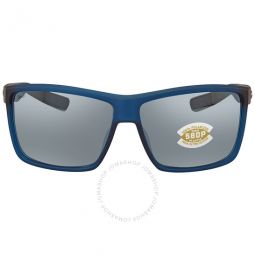 Rinconcito Gray Silver Mirror Polarized Polycarbonate Mens Sunglasses