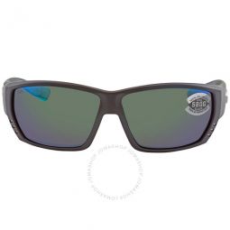 Tuna Alley Green Mirror Polarized Glass Sunglasses TA 11 OGMGLP