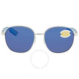 Egret Blue Mirror Polarized Polycarbonate Unisex Sunglasses