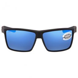 RICONCITO Blue Mirror Polarized Glass Mens Sunglasses RIC 11 OBMGLP 60