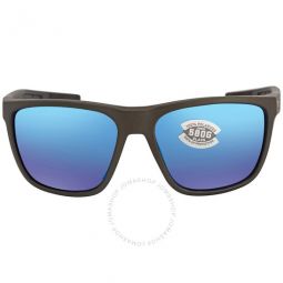 FERG Blue Mirrored Polarized Glass Mens Sunglasses
