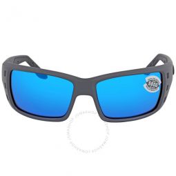 PERMIT Blue Mirror Polarized Glass Mens Sunglasses