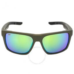 LIDO Green Mirror Polarized Polycarbonate Mens Sunglasses