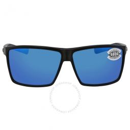 RINCON Blue Mirror Polarized Glass Mens Sunglasses RIN 11 OBMGLP 63