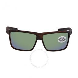 RINCONCITO Green Mirror Polarized Glass Mens Sunglasses RIC 191 OGMGLP 60