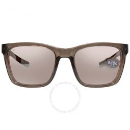 PANGA Copper Silver Mirror Polarized Glass Ladies Sunglasses PAG 258 OSCGLP 56