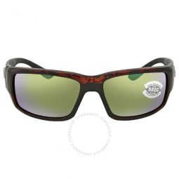 FANTAIL Green Mirror Polarized Glass Mens Sunglasses TF 10 OGMGLP 59