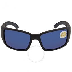 BLACKFIN Blue Mirror Polarized Polycarbonate Mens Sunglasses BL 11 OBMP 62