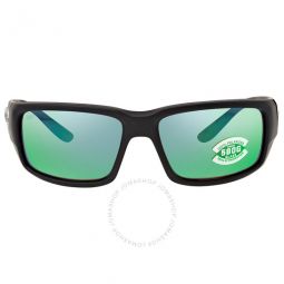 Fantail Green Mirror Polarized Glass Mens Sunglasses TF 11 OGMGLP 59