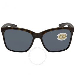 ANAA Grey Polarized Polycarbonate Ladies Sunglasses ANA 109 OGP 55