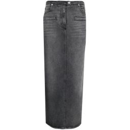 Heritage Stone Denim Long Skirt